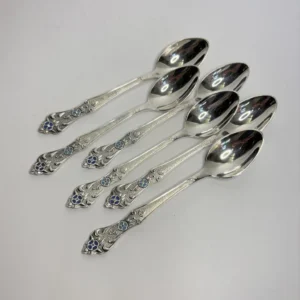 Ложки кофейные чайные (набор), мельхиор, ЗиД, СССР