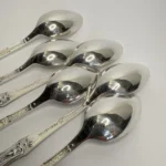 Ложки кофейные чайные (набор), мельхиор, ЗиД, СССР