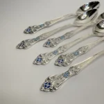 Ложки кофейные чайные (набор), мельхиор, ЗиД, СССР