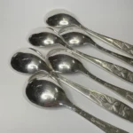 Ложки чайные (набор) "Каштаны", мельхиор, ЗиД, СССР