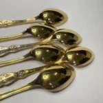 Ложки кофейные (набор) "Золотая роза", Кольчугино