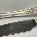 Набор "Эгоист" (вилка для рыбы и нож для лимона), мельхиор, Кольчугино, СССР