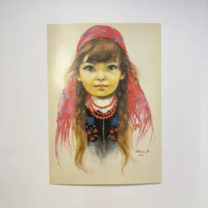 Открытка из серии "Дети мира", худ. Д.Мушинская Заморская