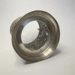 Подстаканник, мельхиор, скань, Казаковский ЗХИ, СССР