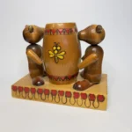 Подсвечник "Мишки с бочонком мёда", СССР