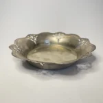 Блюдце розетка для сервировки, серебрение, Италия