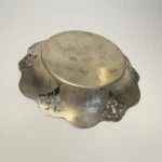 Блюдце розетка для сервировки, серебрение, Италия