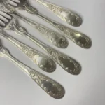 Вилки для рыбы (набор), мельхиор, Кольчугино, СССР