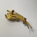 Винтажная брошь с жемчугом