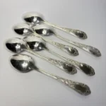 Ложки чайные Дубок, мельхиор, ЗиД