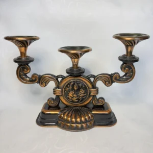Винтажный подсвечник на три свечи, металл