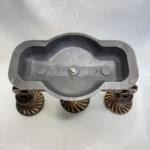 Винтажный подсвечник на три свечи, металл