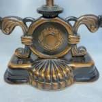 Винтажный подсвечник на три свечи, металл