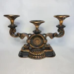 Винтажный подсвечник на три свечи, металл