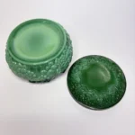 Шкатулка, малахитовое стекло, Богемия