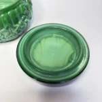 Шкатулка, малахитовое стекло, Богемия