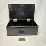 Антикварная шкатулка "Встреча гостя", папье маше