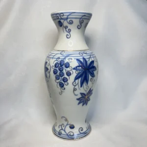 Большая интерьерная ваза, фарфор, роспись, позолота