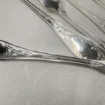 Вилки столовые "Пламя" (набор), мельхиор, Баку, СССР