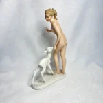 Обнаженная с оленёнком, schaubach kunst