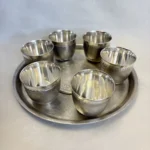 Коньячный набор мельхиор