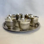 Коньячный набор мельхиор