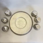 Коньячный набор мельхиор