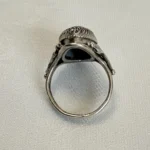 Серьги кольцо финифть 260810 кольцо сверху