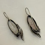 Серьги кольцо финифть 260810 серьги оборот