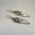 Серьги перламутр 260813 анфас