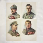 Набор открыток Советские военачальники пятый