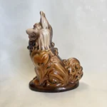 Статуэтка год собаки МФФЗ коричневая сбоку