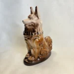 Статуэтка год собаки МФФЗ коричневая справа